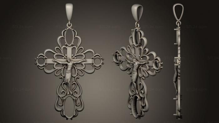 Jewelry (Cross 007, JVLR_0096) 3D models for cnc